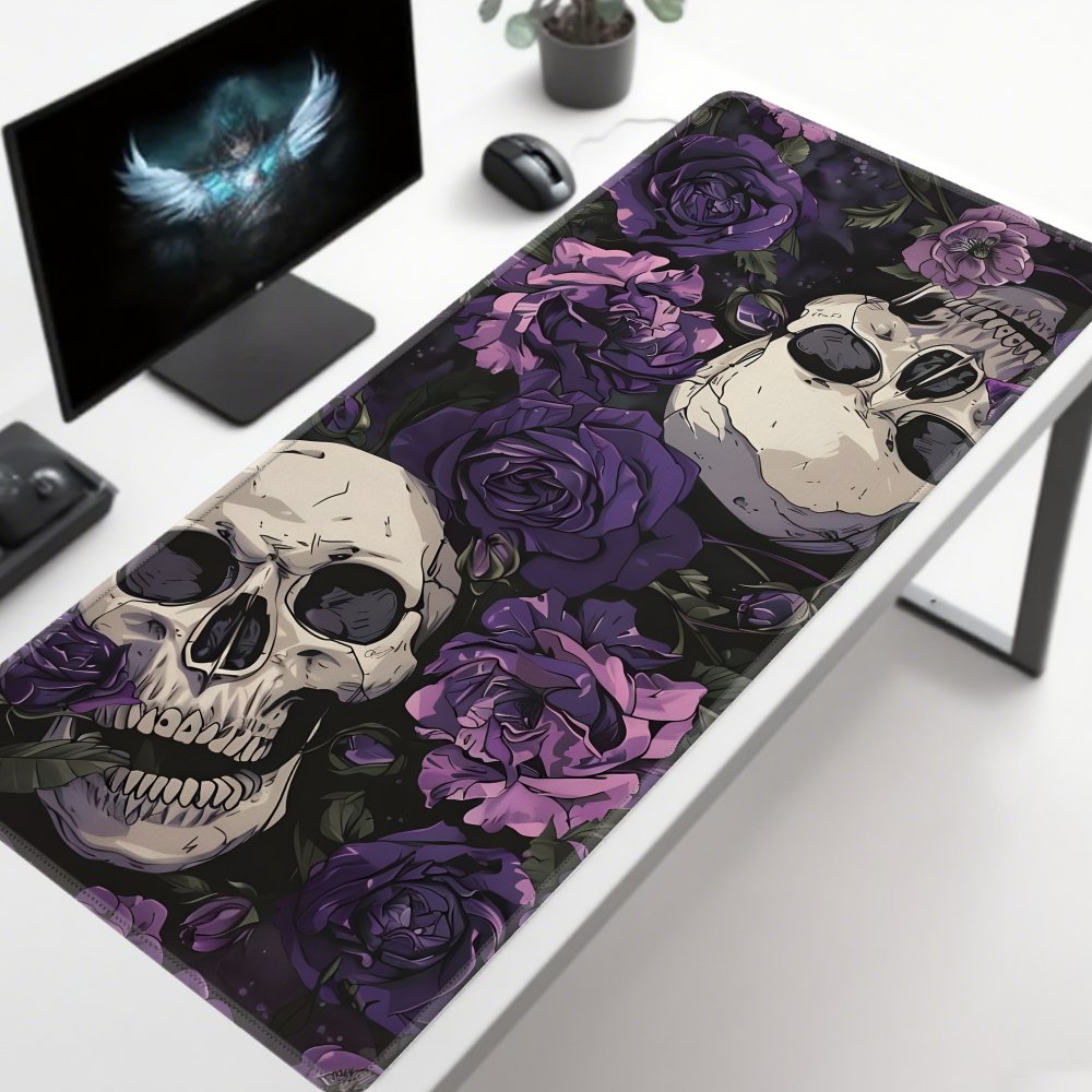 Gothic Skull and Purple Flower - Tradescantia Purple review and price