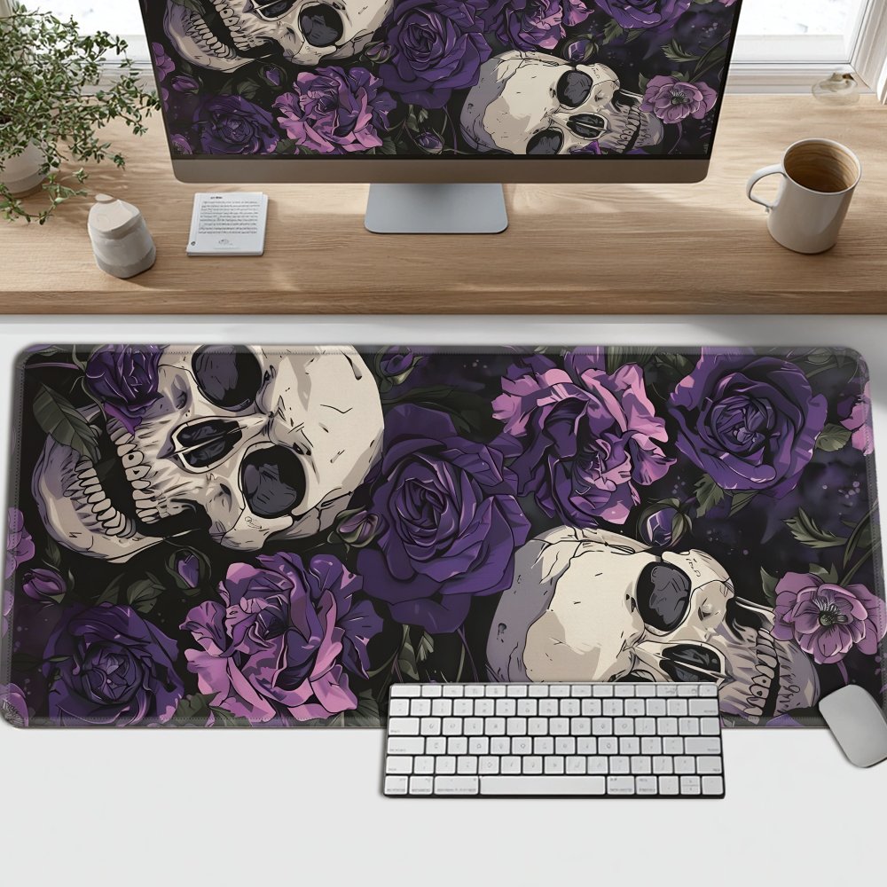 Gothic Skull and Purple Flower - Tradescantia Purple review and price